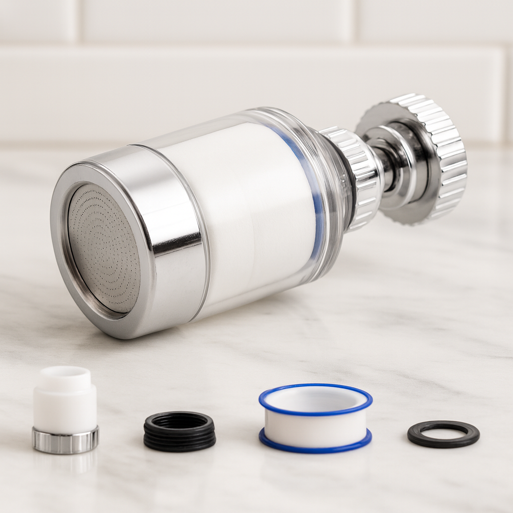 Filtered Sink Faucet Head